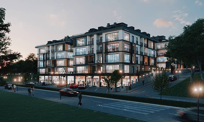 آپارتمان های دارای چشم انداز دریا و امکانات لوکس در بویوک چکمجه، استانبول