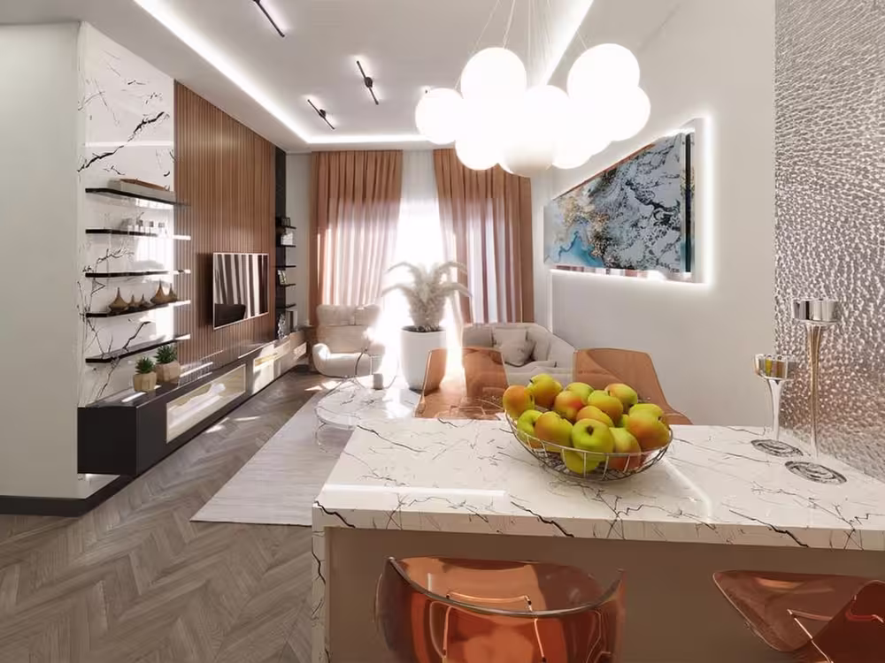 Экологичные квартиры на продажу в Измире (Чигли) с бассейном и зелёным образом жизни