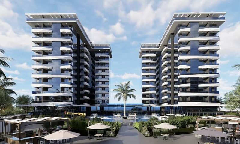 Beachfront Residential Complex with 5 Star Hotel Services in Alanya, Turkey