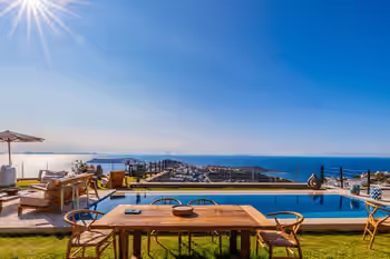 Роскошные виллы с видом на море, частными бассейнами и садами в Бодруме, Турция