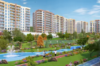 مجتمع مدرن مستقیم به بزرگراه E5 با نمای دریا