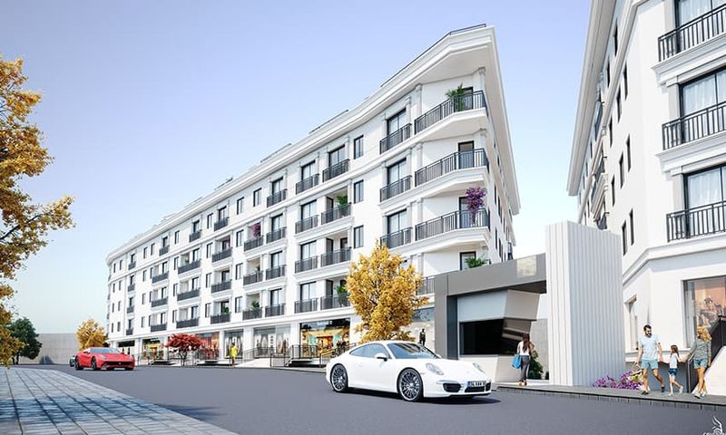 Horizontal Architectural Luxurious Apartments in Maltepe, the Eye of Asia in Istanbul