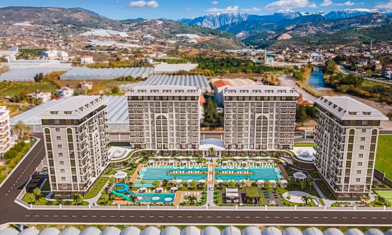 Inclusive Residential Compound with Luxury Facilities Near The Beach in Alanya, Turkey