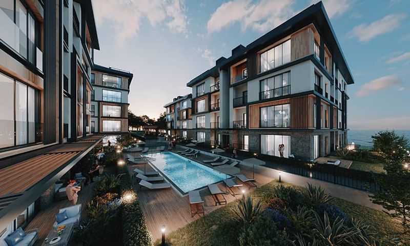 Sea View Apartments With Luxury Facilities in Buyukcekmece, Istanbul