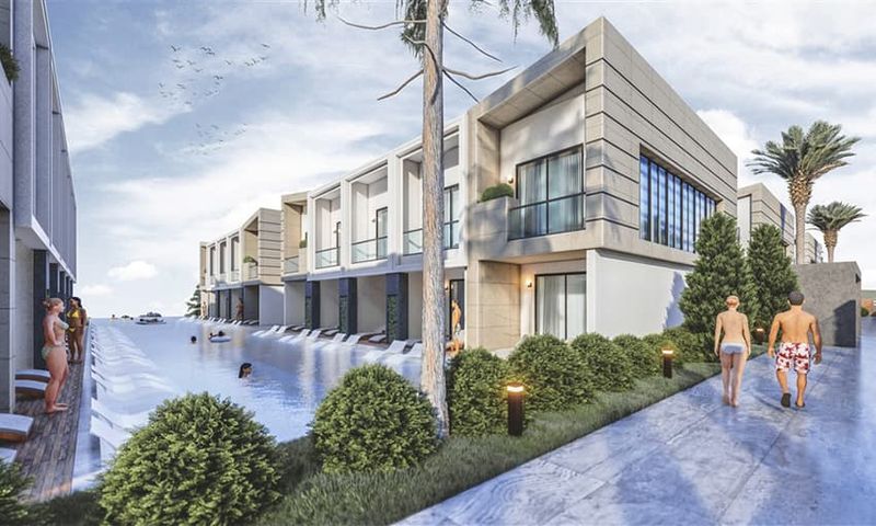 Sea View Townhouse Properties with Luxury Facilities in Alanya, Turkey
