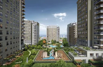 Modern Apartments with Green Gardens in Kucukcekmece, Istanbul