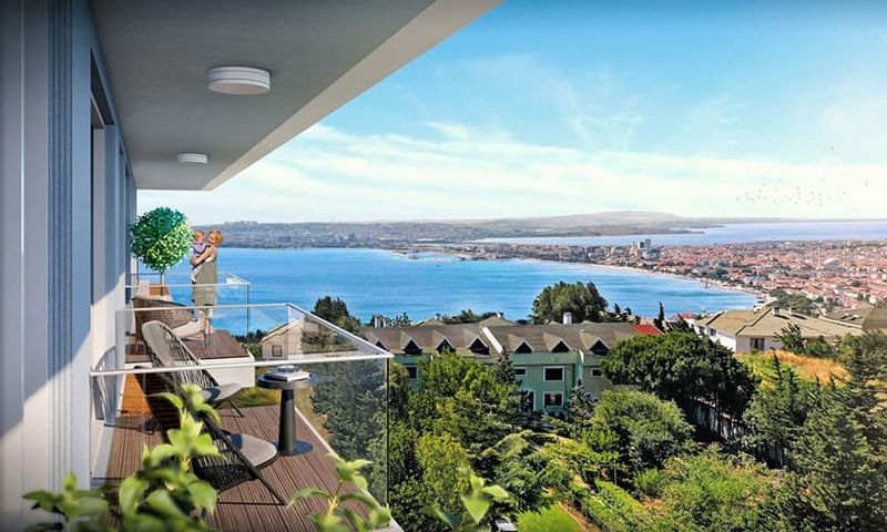 Sea View Apartments For Sale in Buyukcekmece, Istanbul